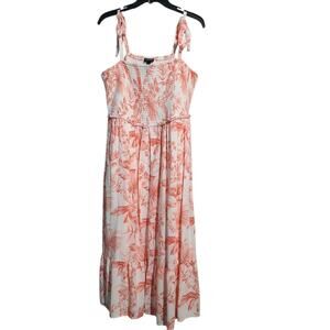 Torrid Midi Challis Smocked Dress Size 2 ( 20- 22)